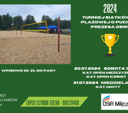 Turniej Siatkówki Plażowej Mężczyzn...